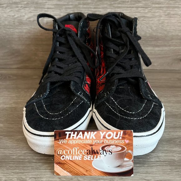 Vans Stranger Things Sk8-Hi Reissue Netflix Friends Don't Lie Men's NEW - Picture 4 of 15